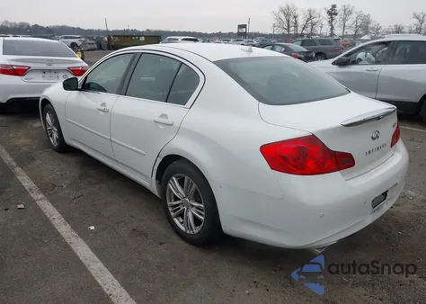 2013 Infiniti G37X z USA, uszkodzony, nr VIN JN1CV6AR9DM750822